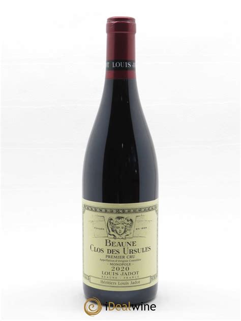 Acheter Beaune Er Cru Clos Des Ursules H Ritiers Louis Jadot Domaine