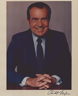 President Richard M Nixon Autographed Signed Photograph