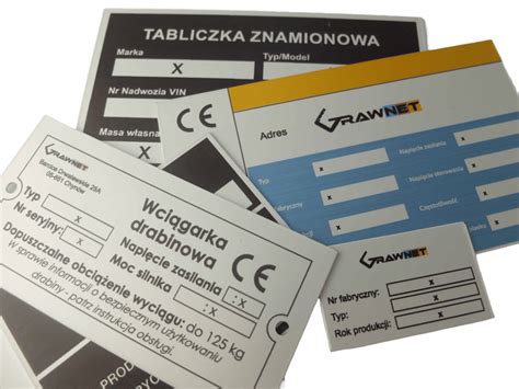 Tabliczka Aluminiowa Z Nadrukiem Graw Net