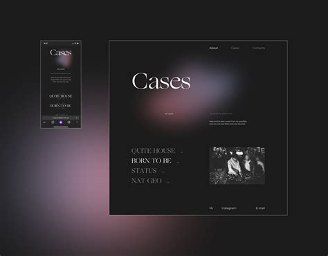 Personal Uiux Designer Portfolio Website Behance