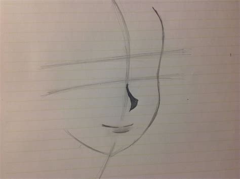 how to draw a manga face