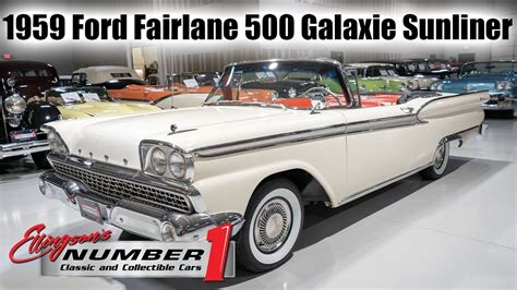 1959 Ford Fairlane 500 Galaxie Sunliner For Sale At Ellingson