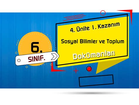 S N F Nite Sosyal Bilimler Ve Toplum Sosyal Bilgiler