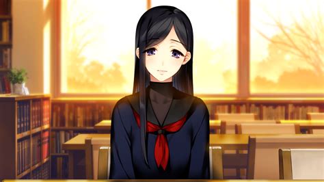 The Big Imageboard Tbib 1girl Akeiro Kaikitan Black Hair Chair