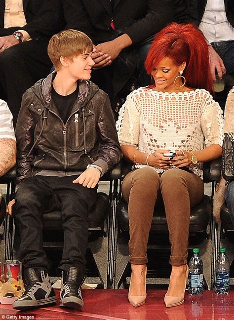 Rihanna And Justin Bieber Leave 1oak After Celebrating The Release Of