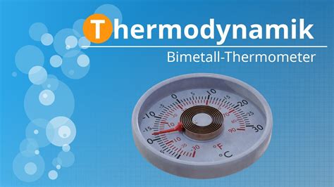 Wie Funktioniert Ein Bimetall Thermometer YouTube