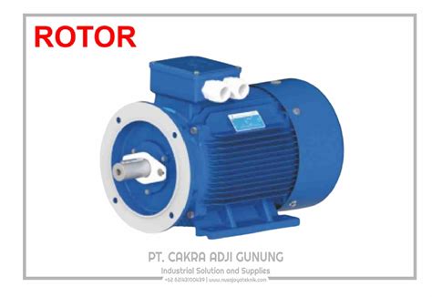 rotor motor double speed pt cakra adji gunung