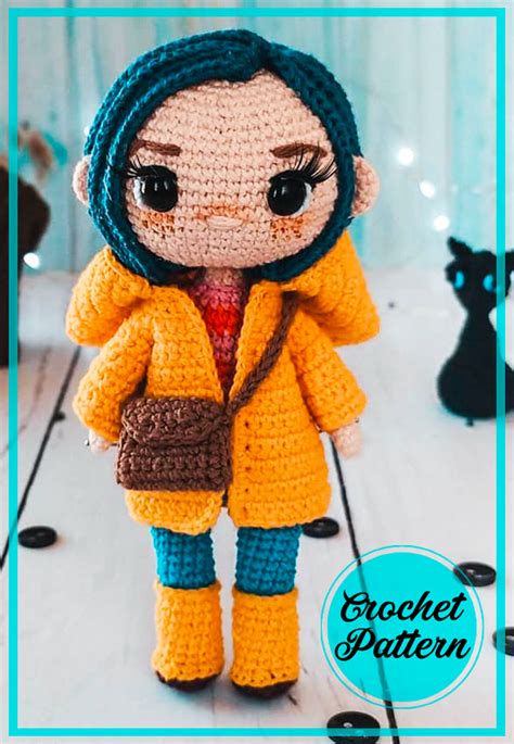 Lovely Crochet Coraline Doll Amigurumi Free Pdf Pattern Artofit