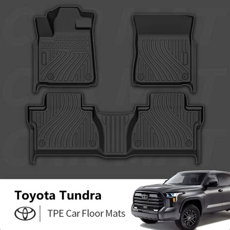 Supply All Weather 3d Tpe Car Floor Mats For Toyota Tundra 2014 2024