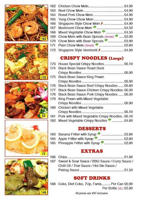 Menu At Ling Di Long Restaurant Ammanford