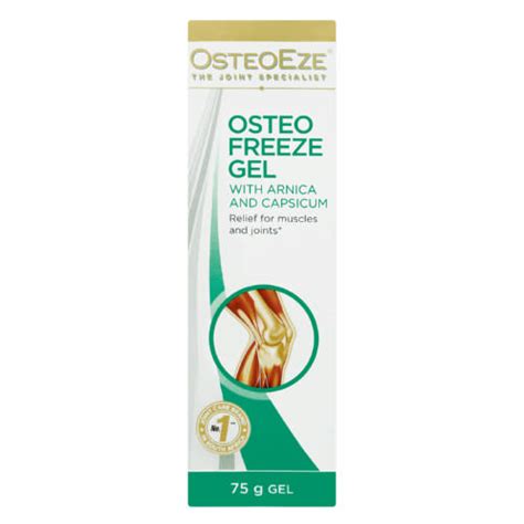 Osteoeze Osteo Freeze Gel With Arnica And Capsicum 75g Clicks