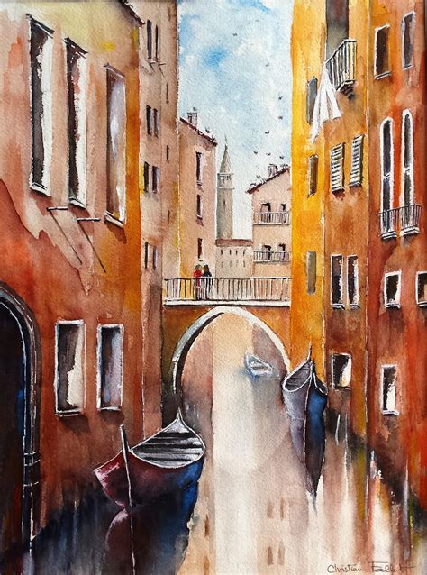 Accueil Christian Fallot Aquarelles Peinture De Venise Dessin