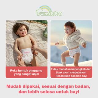 Sumikko Air Fit Pants Ultra Thin Soft And Breathable Baby Diaper M L