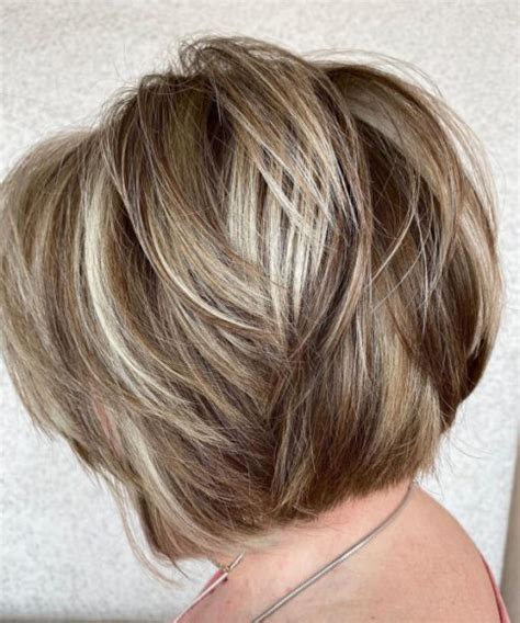 50 Haircut And Hairstyles For Women Over 50 Choppy Layered Bob