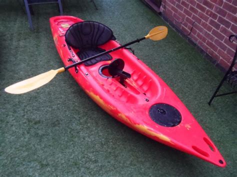 Riber Kayak With A Viewing Porthole, Seat And Paddle for sale from United Kingdom