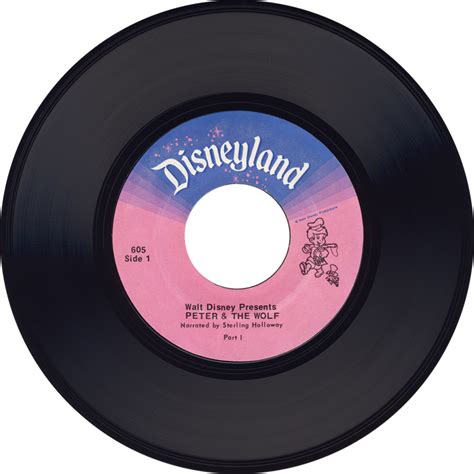 DisneylandRecords 605 Walt Disney Presents Peter And The Wolf