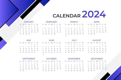 Premium Vector Abstract Calendar Template Design