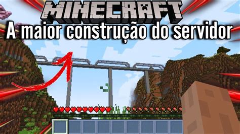 Fiz A Maior Constru O Nesse Servidor De Minecraft Youtube