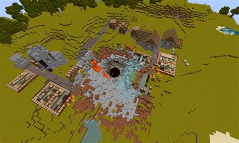 Meteor Vilage Minecraft Map