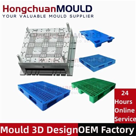 Heavy Duty Double Side Face Way Entry Industrial Reversible Pallet