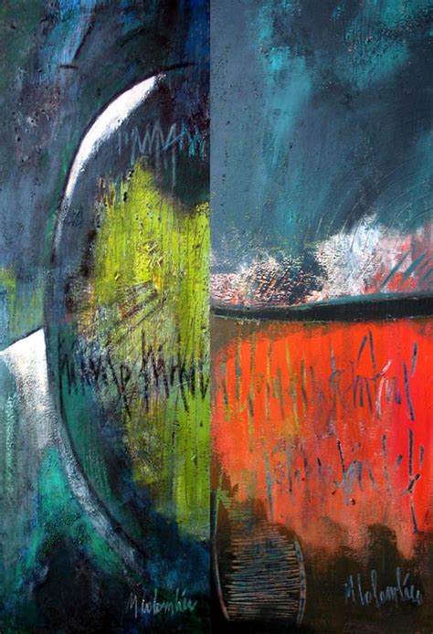 Dyptique_y | Michel Colombier - Paintings