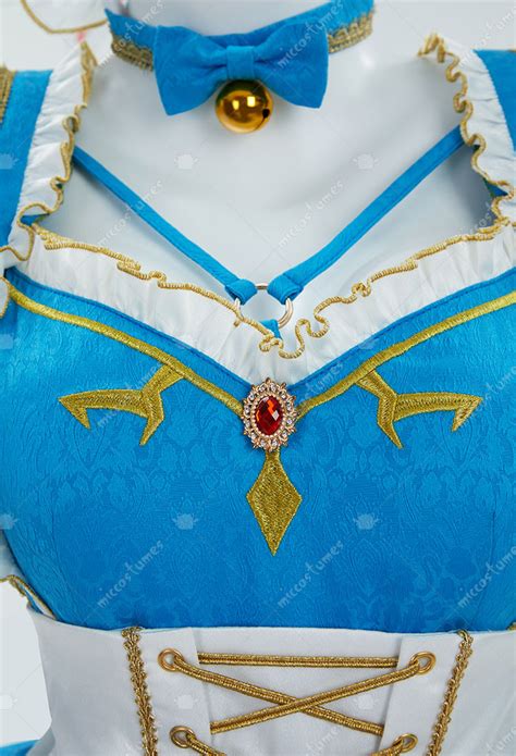 Women Princess Zelda Derivative Sexy Lingerie Maid Costume Game Maid Dress With Apron Sleeves