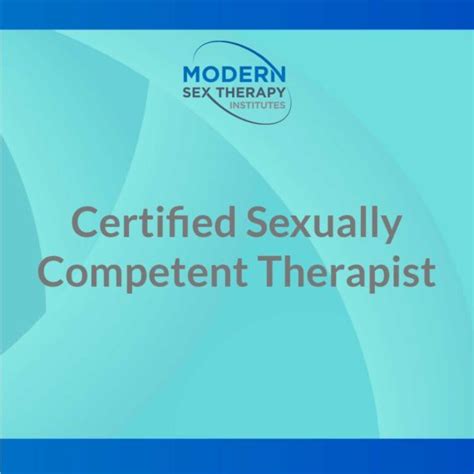 Sex Therapy Certification Modern Sex Therapy Institutes