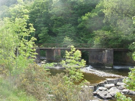 Former Railway Bridge Across The River © Jaggery Geograph Britain