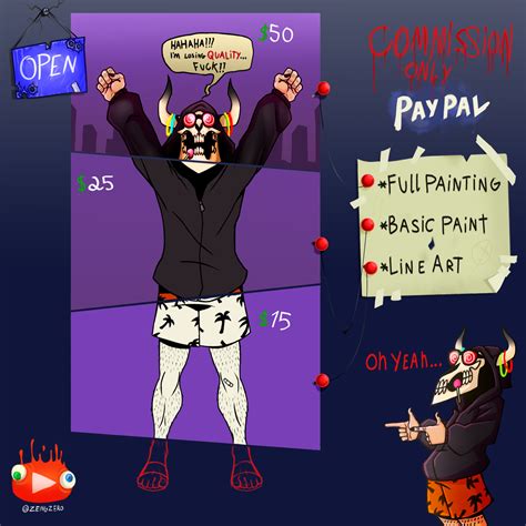 Commission Sheet Read Description By Zaionzonzini On Deviantart