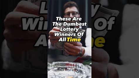 The Dumbest Lottery Winners Of All Time Facts YouTube