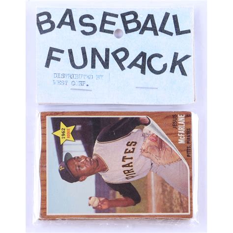 Topps Baseball Card Fun Pack With Cards Pristine Auction