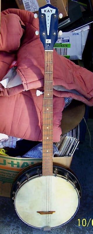 1960 S Kay 5 String Closed Back Banjo Reverb