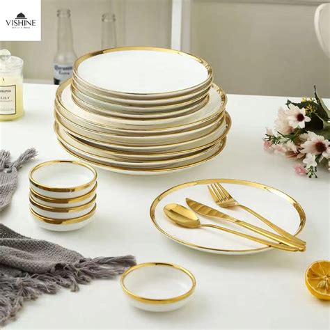 Luxury Ceramic Tableware Pcs Set Person Combination Dinner