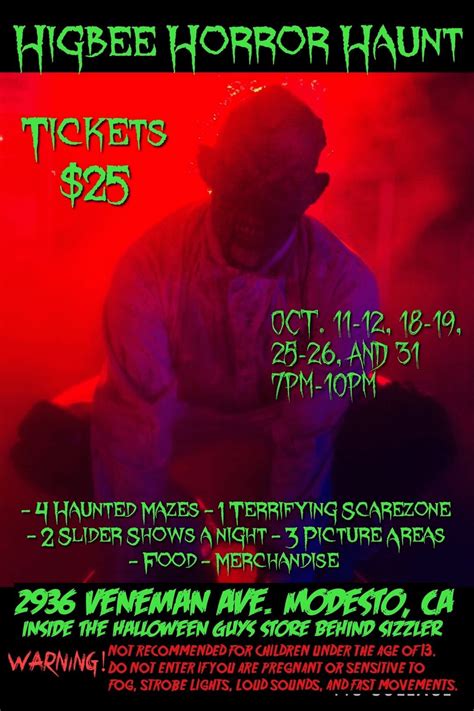 Higbee Horror Haunt tonight! : r/Modesto