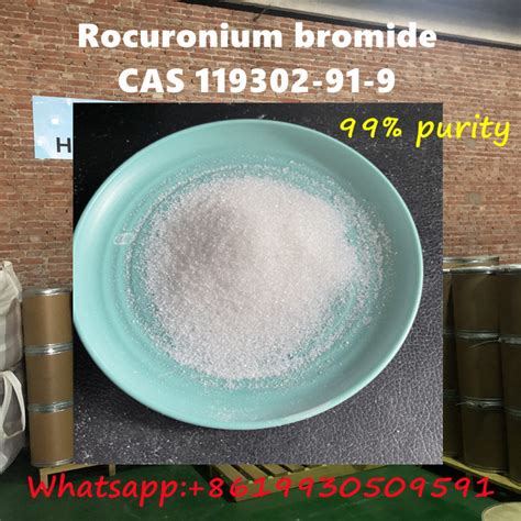 High Quality GMP Grade Rocuronium Bromide CAS 119302 91 9 In China