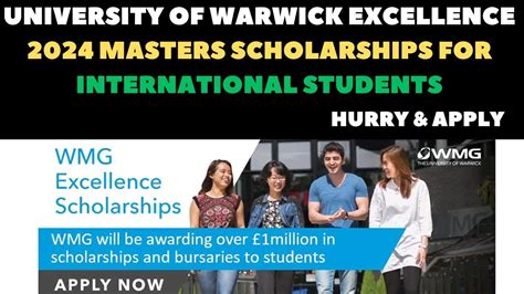 Apply To University Of Warwick Excellence 2024 Masters Scholarships For