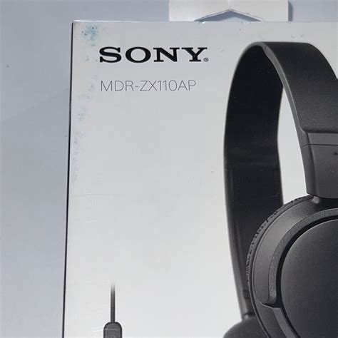 Sony Mdrzx110ap Zx Series Extra Bass Smartphone Headset With Mic Black 27242867093 Ebay