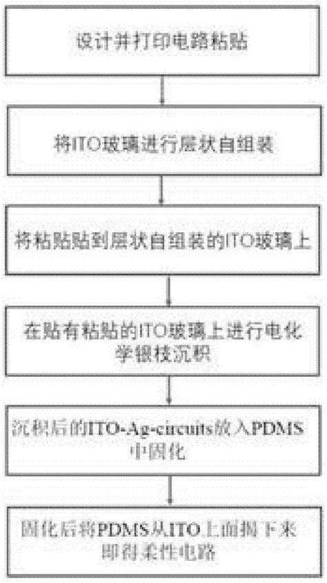 一种基于树枝状纳米银结构的柔性电极及其制备方法与流程