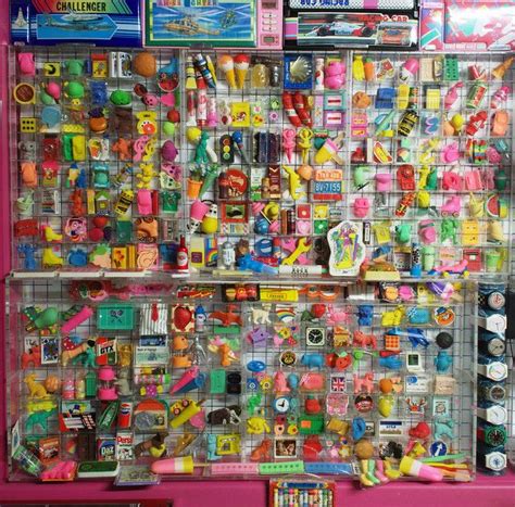 Complete 80s Eraser Collection Display