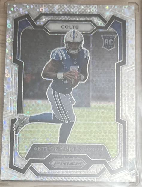 2023 Panini Prizm Football No Huddle Anthony Richardson Silver Disco