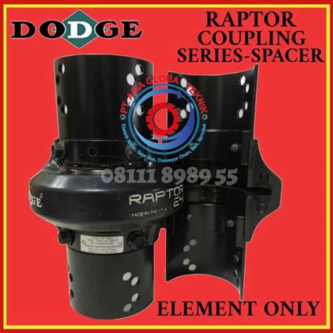 Jual DODGE ES 2 MAX BORE 1 13mm RAPTOR COUPLING RUBBER ONLY Jakarta