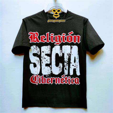 Religi N Secta Cibern Tica Playera De Algod N Y Serigraf A