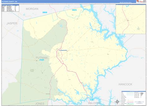 Maps of Putnam County Georgia - marketmaps.com