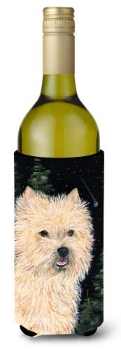 Carolines Treasures Ss8502literk Starry Night Cairn Terrier Wine Bottle Hugger 750 Ml Qfc