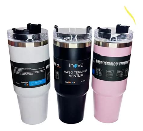 Vaso Termico Acero Inoxidable Frio Calor Camping 900ml Inova