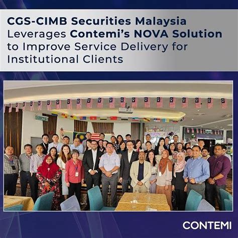 CGS CIMB Manfaatkan Rumusan NOVA Contemi Bagi Meningkatkan Penyampaian