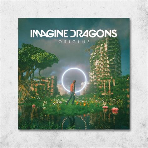 Imagine Dragons Originsmusic Album Poster Cover Wall Art Living Room Home Docorno Frame