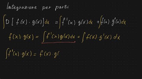 Integrazione Per Parti Regola Youtube