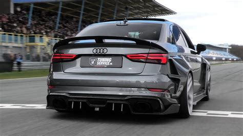 640 HP Widebody Audi RS3 DRAGRACE YouTube