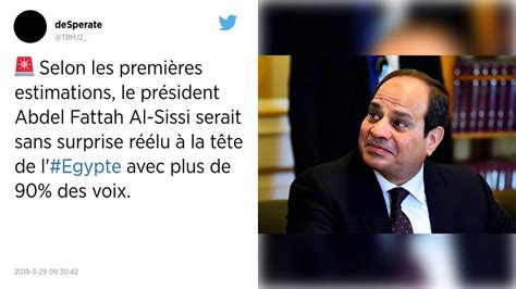 Égypte Le président Al Sissi réélu avec plus de 90 des voix selon